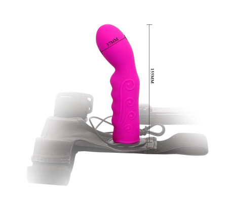 Arnés con Dildo Púrpura 15.5 cm