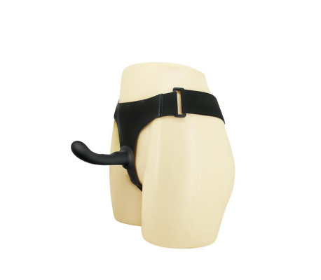 Arnés con Dildo de Silicona Negro