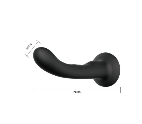 Arnés con Dildo de Silicona Negro