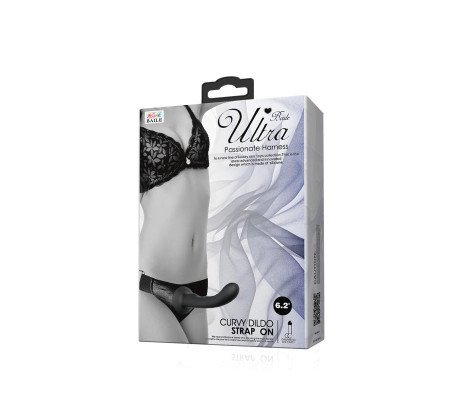 Arnés con Dildo de Silicona Negro