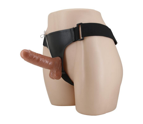 Arnés con Dildo Retractil con Vibración