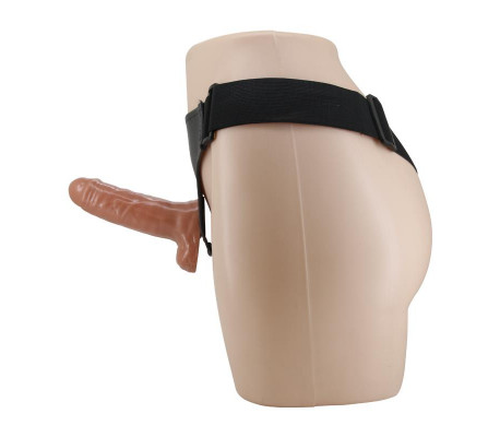 Arnés con Dildo Retractil con Vibración