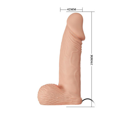 Arnés con Dildo y Vibración 7.6