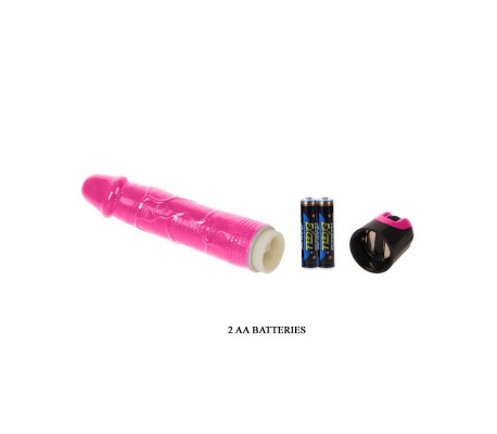 Baile Vibrador Realista Rosa