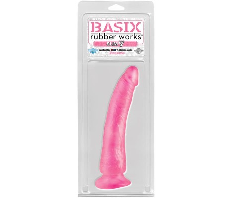 Dildo Slim 17,78 cm Rosa