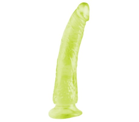 Dildo Slim 17,78 cm Brilla en la Oscuridad