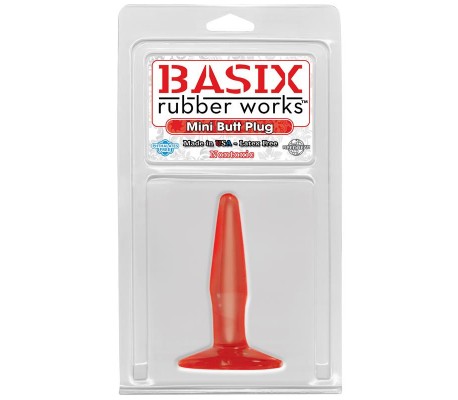 Mini Plug Anal Rojo