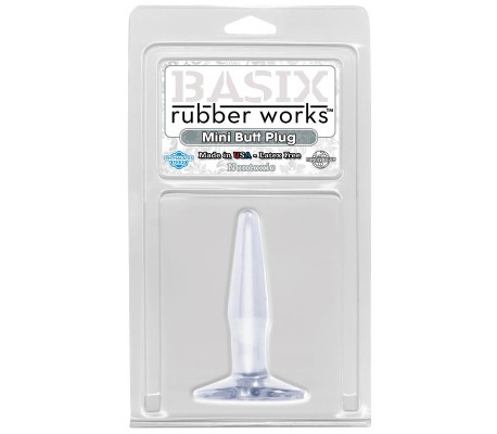 Mini Plug Anal Transparente
