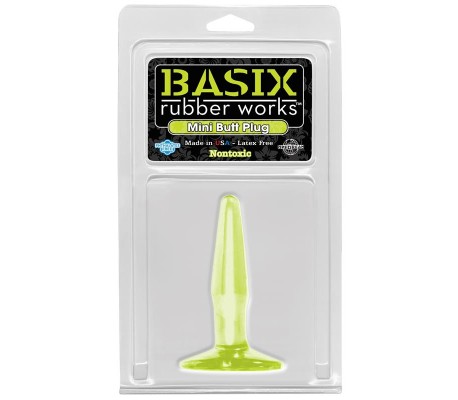 Mini Plug Anal Brilla en la Oscuridad