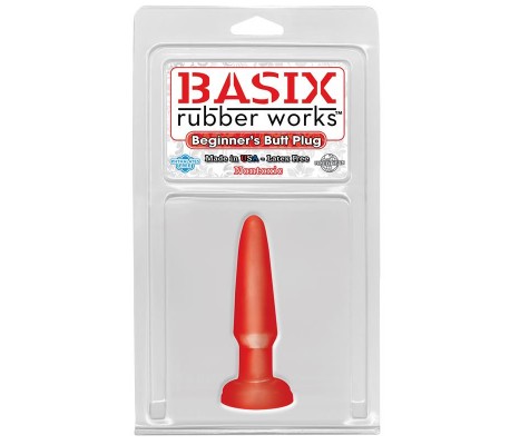 Plug Anal para Principiantes Rojo