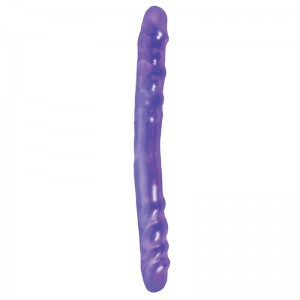 Dildo Doble 40,6 cm Púrpura