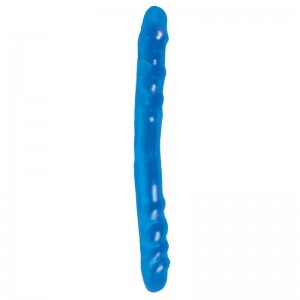 Dildo Doble 40,6 cm Azul