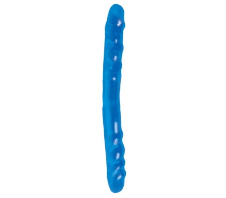 Dildo Doble 40,6 cm Azul