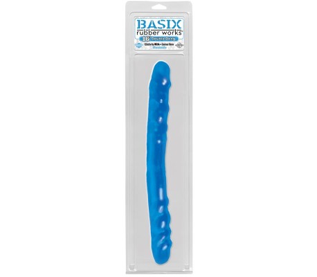 Dildo Doble 40,6 cm Azul