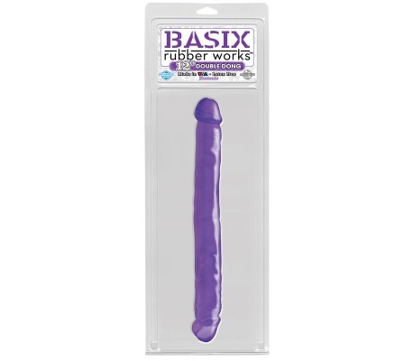 Dildo Doble 30,5 cm Púrpura