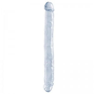Dildo Doble 30.50 cm Transparente