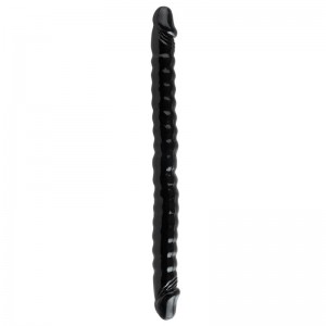 Dildo Doble 45,7 cm Negro