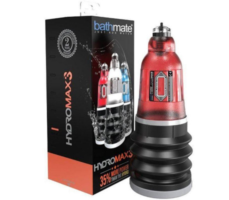 Bomba para el Pene Hydromax3 Rojo