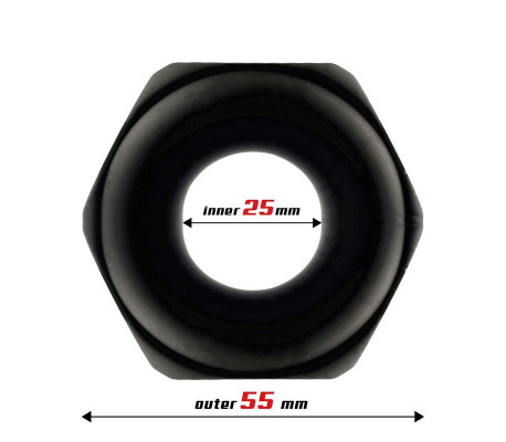Anillo para el Pene Nut Silicona Líquida 25 mm