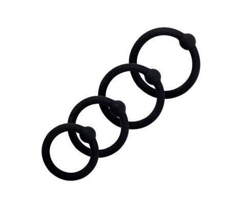 Set de 7 Anillos para el Pene Silicona Sólida