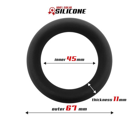 Anillo para el Pene Silicona Sólida 4.5 cm