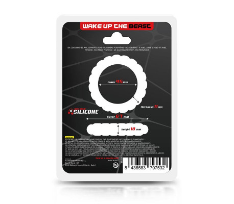 Anillo para el Pene Silicona Sólida 4.5 cm