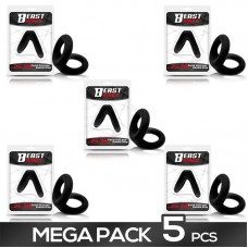 Pack 5 Anillo para el Pene Silicona Sólida 2.5-3 cm