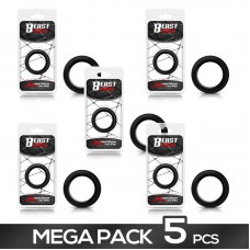 Pack de 5 Anillo Pene Silicona Liquida 3.4 cm