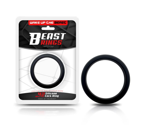 Anillo para el Pene Silicona Sólida 4.2 cm Negro