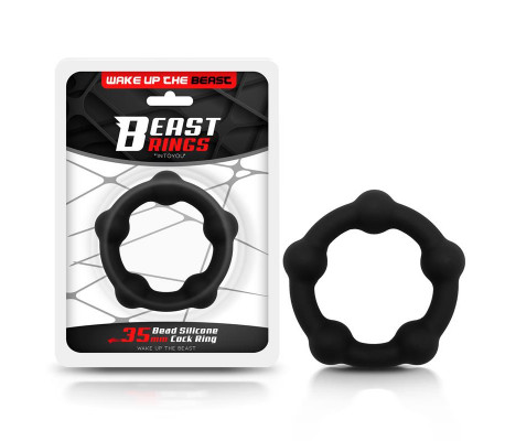 Anillo para el Pene Silicona Sólida 3.5 cm Negro