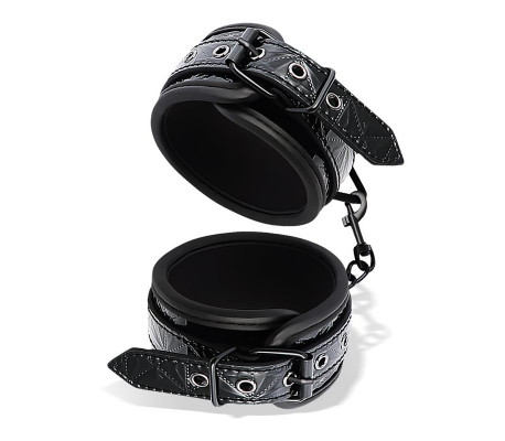 Esposas para Muñeca Ajustable Sapphire Cuero Vegano