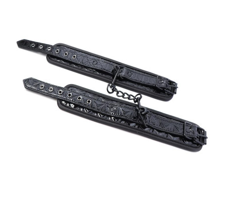 Esposas para Muñeca Ajustable Sapphire Cuero Vegano
