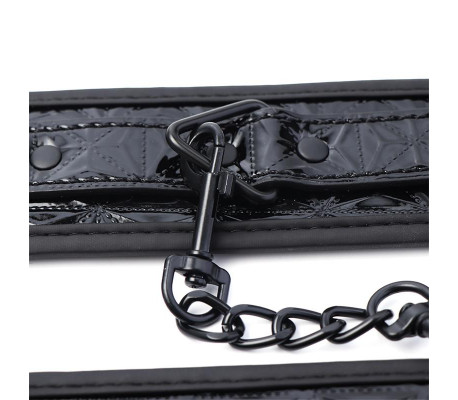 Esposas para Muñeca Ajustable Sapphire Cuero Vegano
