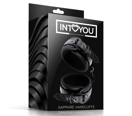 Esposas para Muñeca Ajustable Sapphire Cuero Vegano