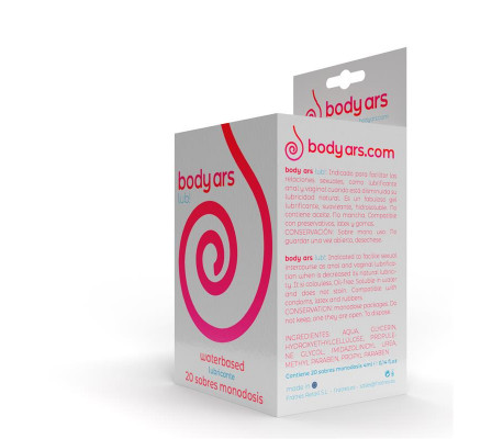Monodosis Gel Lubricante Base Agua Natural 20 x 4 ml