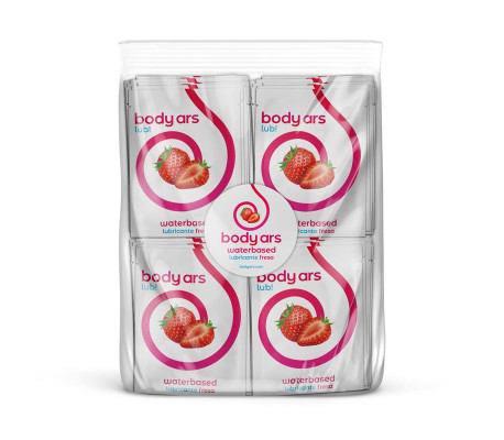 Monodosis Gel Lubricante Base Agua Fresa Ácida 100 x 4ml