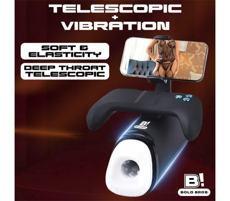 Conty Masturbador con Thrusting, Vibración y Calor Game Controller