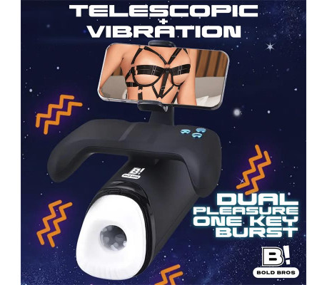 Conty Masturbador con Thrusting, Vibración y Calor Game Controller
