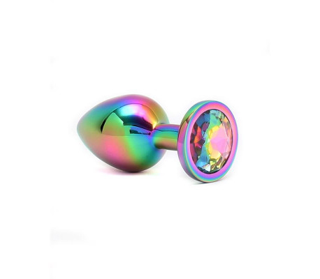 Plug anal con joya Arcoiris Pisa Rainbow