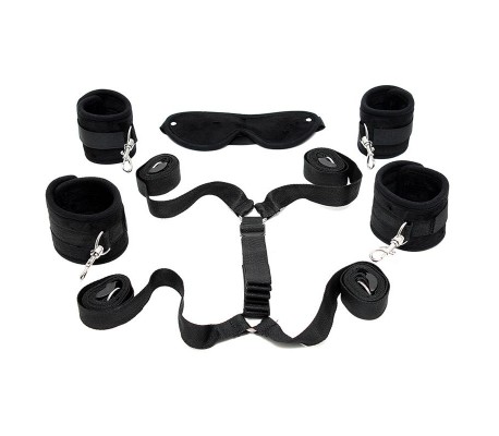 Correas de Supresión para la Cama Negro