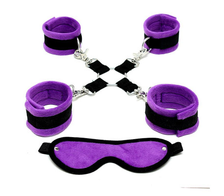 Rimba Bondage Play Set de Bondage Color Púrpura