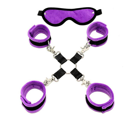Rimba Bondage Play Set de Bondage Color Púrpura