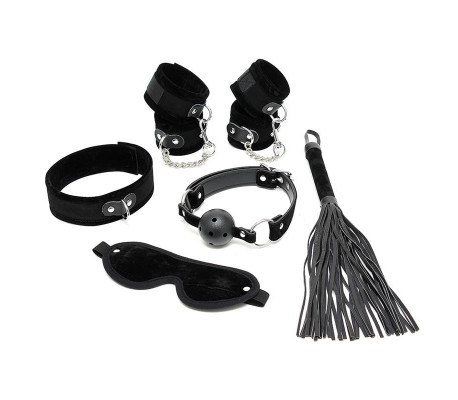 Rimba Bondage Play Set de Bondage 6 Piezas Color Negro