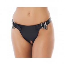 Arnés de Castidad de Cuero Ajustable