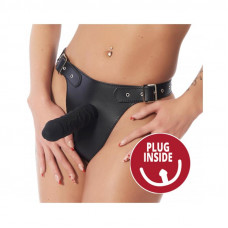 Arnés Ajustable con Dildo interior y exterior.