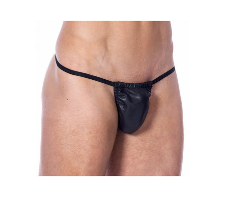 Tanga de Cuero Elástico Talla Única