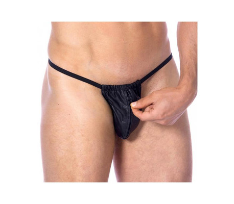 Tanga de Cuero Ajustable Talla Única