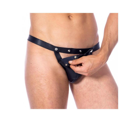 Panty Masculino de Cuero Talla Única