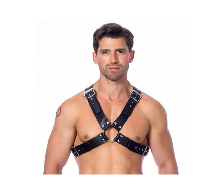 Arnés Ajustable de Cuero con Hebillas