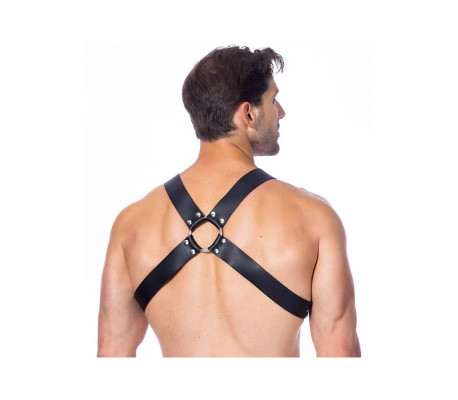 Arnés Ajustable de Cuero con Hebillas